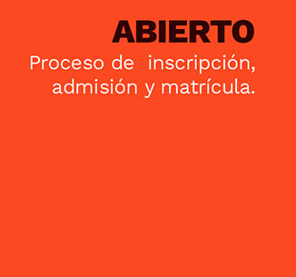 Abierto proceso de inscripcion y matrícula