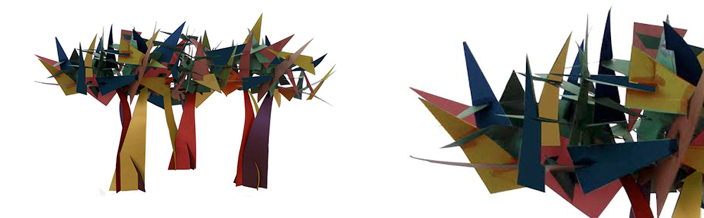 La instal·lació Fractal Tree està a la Peixera