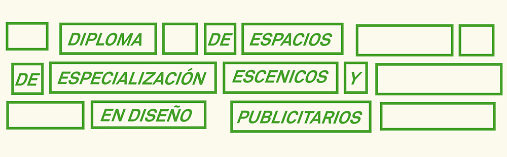 Últimas plazas para Espacios Escénicos y Publicitarios