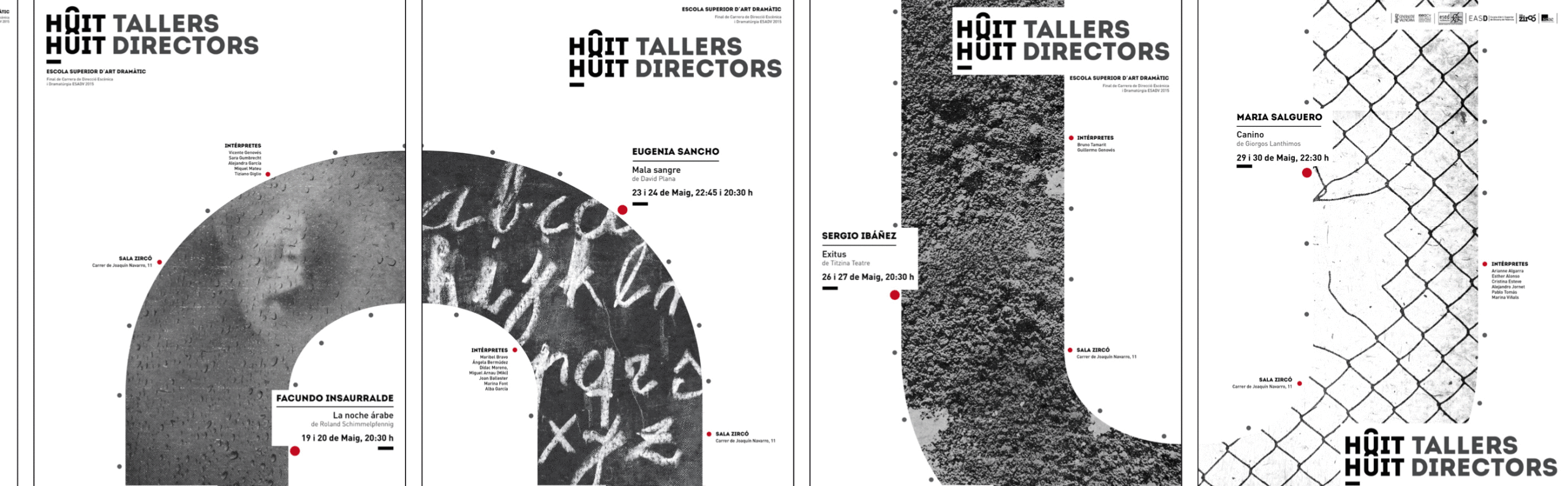 8 directores 8 talleres. Campaña de comunicación