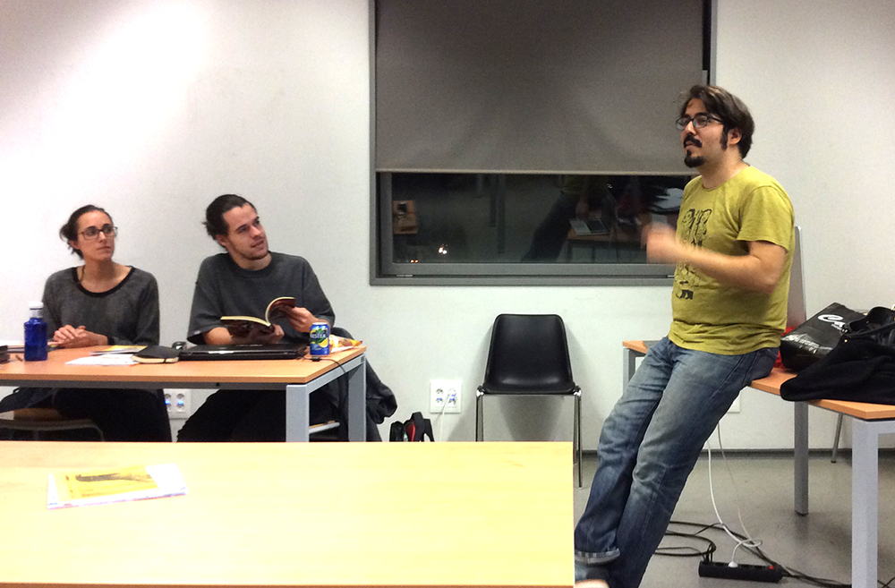 Elías Taño, editor de «Arròs Negre» visita la EASD