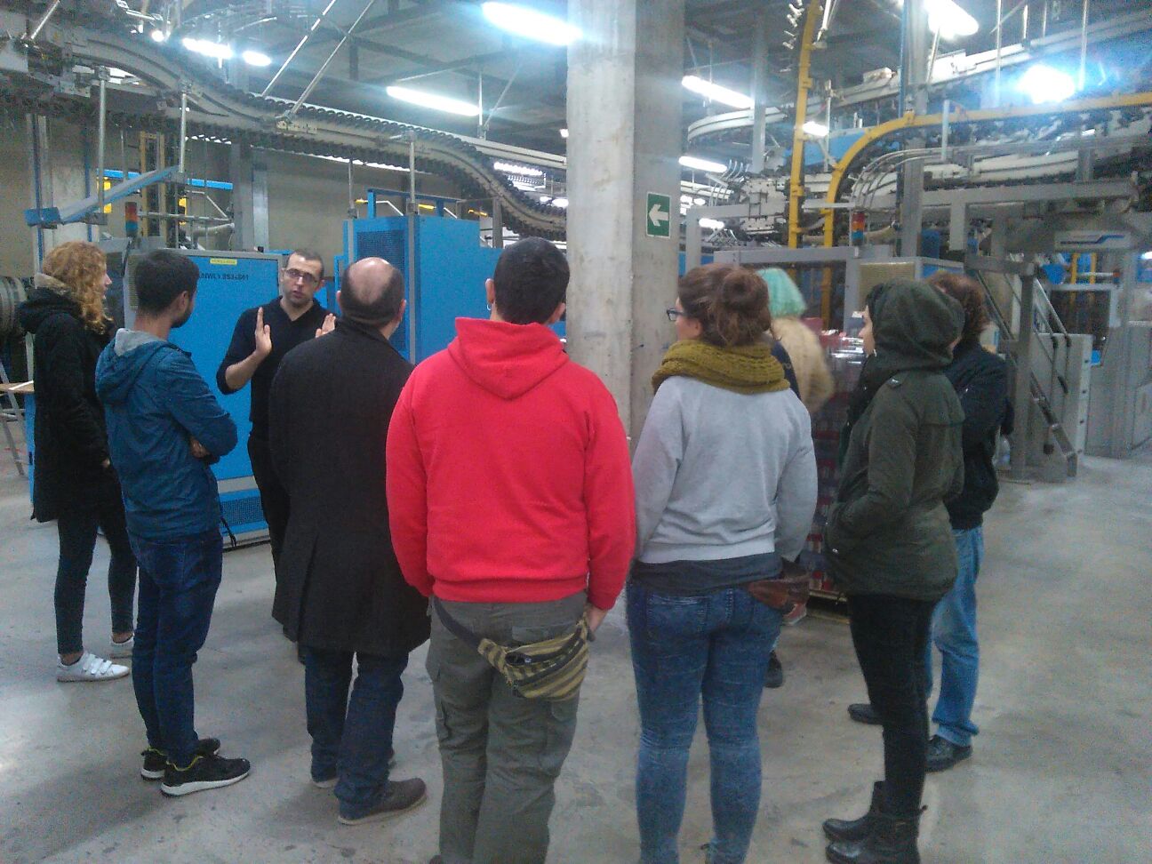 Visita nocturna al periódico Levante