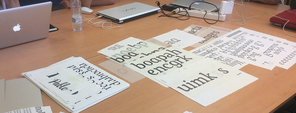 Pablo Bosch, presenta en la EASD su tipografía Atiza Text