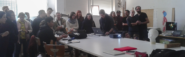 Taller Vídeo Instal.lació impartit per Xavi Selvi