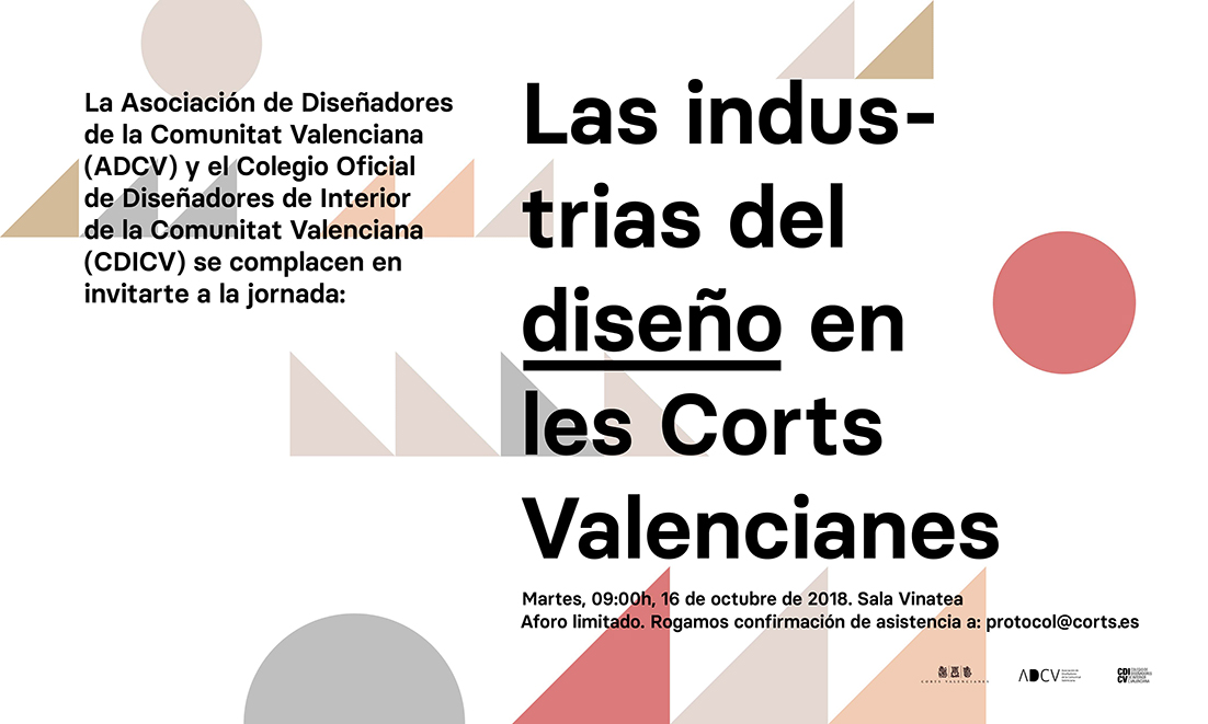 Las industrias de diseño en les Corts Valencianes