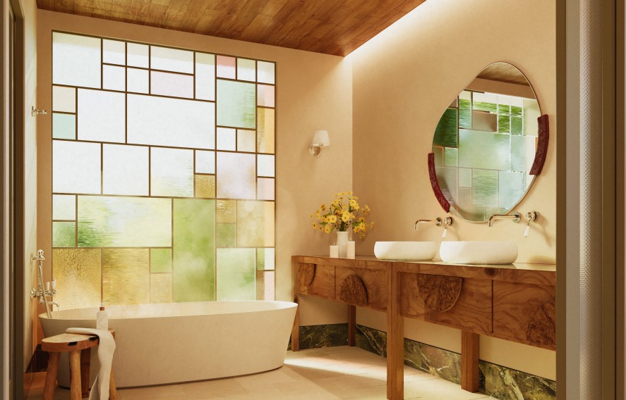 Vitória da Silva logra el tercer premio nacional de interiorismo con un baño sensorial inspirado en la Borgoña francesa