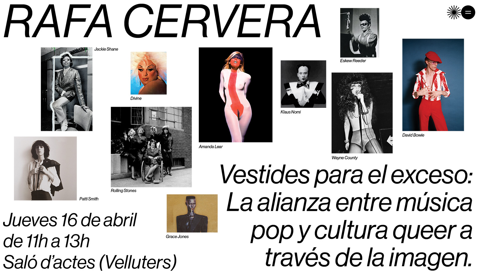 La imatge com a revolució: Rafa Cervera explora l’aliança entre el pop i la cultura queer a l’EASD